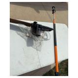 Remington electric chain saw with pole