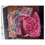 4 Vera Bradley purses as shown