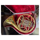 Tote of old musical instruments