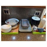 3 flats of miscellaneous household items as shown