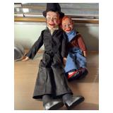 Charlie McCarthy and Howdie Doodie dolls