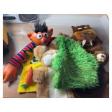 Hand puppets as shown