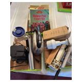 3 flats of miscellaneous household items as shown