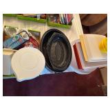 3 flats of miscellaneous household items as shown