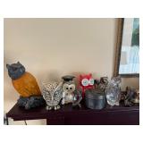 Owl figurines