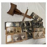 Stereograph and cards