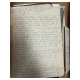 Old letters and notes