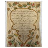 Fraktur art piece 1841