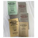 Vintage basketball tournament books