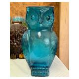 Kanawha blue glass owl