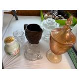 Lots of vintage glass