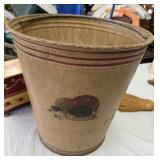 Old trash can