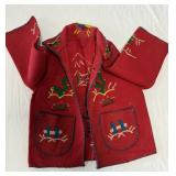 Cute wool kid's or doll coat