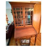 Antique secretary hutch
