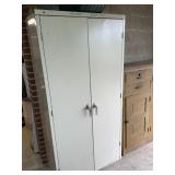 Metal storage cabinet