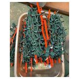 Christmas lights and decor
