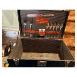 Old flatware case