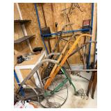 Antique tools plow