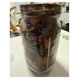 Jars of unsearched pennies