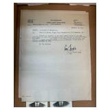 War Department letters