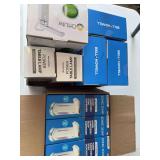 Hand sanitizers and lights