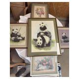 6 framed art prints