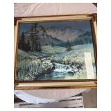Framed optical illusionary art