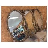 Very large ornate mirrror