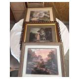 3 framed art prints