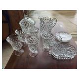 Lot of Fostoria American items as shown