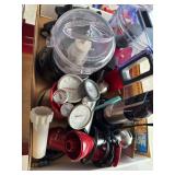 Box of kitchen supplies
