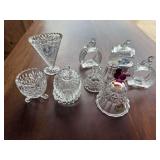 Lot of Hofbauer byrdes lead crystal items as shown.