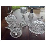 Lot of Hofbauer byrdes lead crystal items as shown.