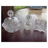 Lot of Hofbauer byrdes lead crystal items as shown.