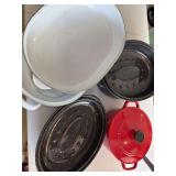 Roasting pans and Dutch oven