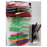 Large lot of knives