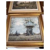 1 oil on canvas 1 art print