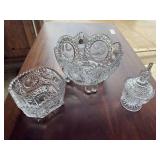Lot of Hofbauer byrdes lead crystal items as shown.