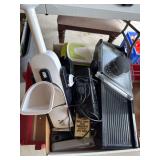 Box of kitchen supplies