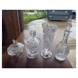 Lot of Hofbauer byrdes lead crystal items as shown.
