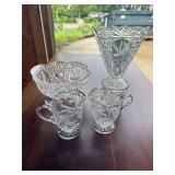 Lot of Hofbauer byrdes lead crystal items as shown.