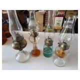 Oil lamps as shown
