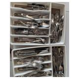 Large lot of flatware