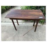 Antique wood table