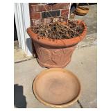 Flower pot and birth bath top
