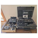Lot of vintage cameras and camcorder