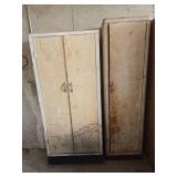 3 vintage metal cabinets