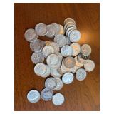 50 90 percent silver dimes (1964 or earlier