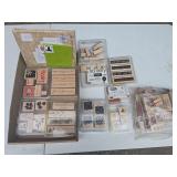 Scrapbook stamps as shown. Assorted crafting and scrapbooking stamp group with decorative designs suitable for card making, journaling, paper crafts, and creative projects.