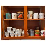 Coffee cups and kitchen items